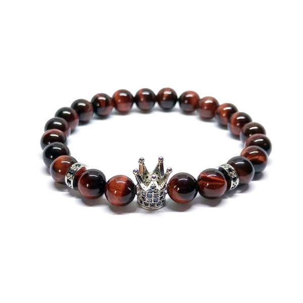 Pulsera de ojo de tigre rojo - Imagen 3