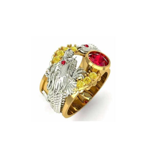 Anillo Pixiu con los dos dragones