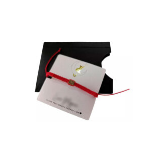 Pulsera hilo rojo con nudo tibetano