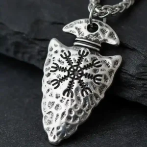 Dije colgante Vikingo, amuleto de protección