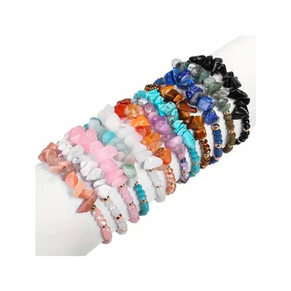 Pulseras Tobilleras de piedras naturales - Imagen 2