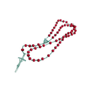 Rosario del Padre Pío de palo de rosa