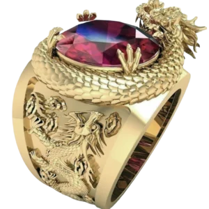 Anillo Pixiu amuleto de protección y prosperidad