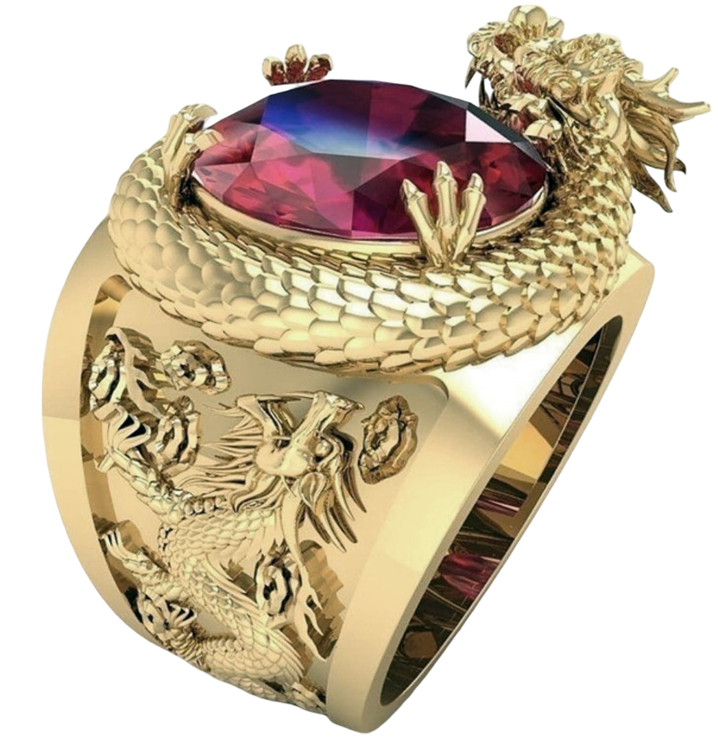 Anillo Pixiu amuleto de protección y prosperidad
