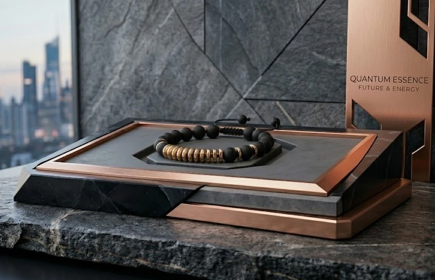 Pulsera Quantum Essence™ – Elegancia, Fuerza y Distinción