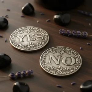 Monedas oráculo de adivinación